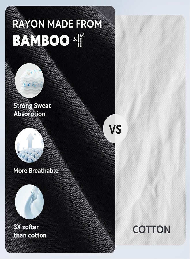 DAVID ARCHY Men's Boxer Briefs, Soft and Breathable Underwear with Waistband Moisture-Wicking with Fly Underwear for Men 4 Pack (XXL, Dark Gray - 5.5" in 4 Pack) - Image 2